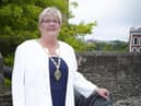 The new Deputy Mayor of Derry City and Strabane District Council, Angela Dobbins pictured yesterday evening at the Guildhall. (Photos: Jim McCafferty Photography)