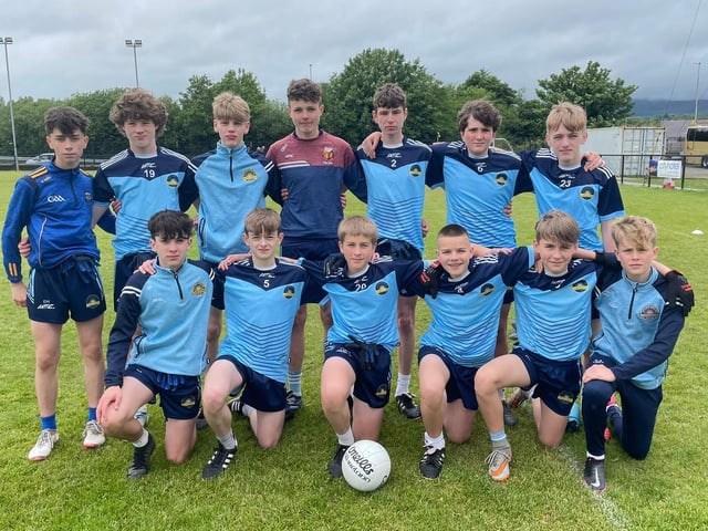 The Lumen Christi College squad who competed i the Brian Og McKeever Memorial Nines in Pairc Bhrid, Steelstown last week.