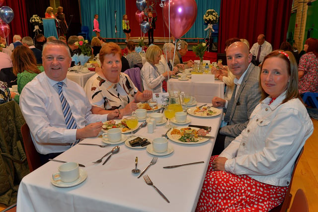Guests pictured at the St John’s Primary School 50th anniversary celebrations held on Friday afternoon last. Photograph: George Sweeney. DER2224GS – 062