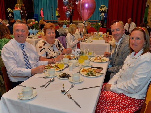 Guests pictured at the St John’s Primary School 50th anniversary celebrations held on Friday afternoon last. Photograph: George Sweeney. DER2224GS – 062