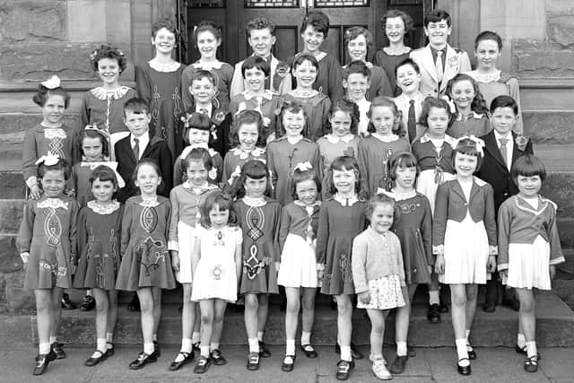 Winners in the various dancing competitions at the 1962 Feis included pupils of the Barrett, De Glin, McLaughlin and O’More Schools.