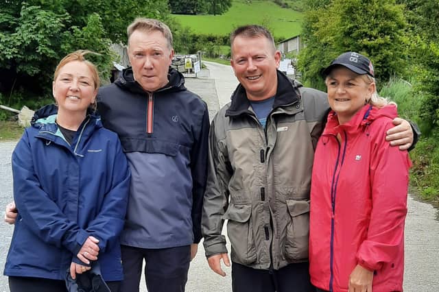 Marie Therese Quigley, David Quigey, David Bolster and Shona Bolster.