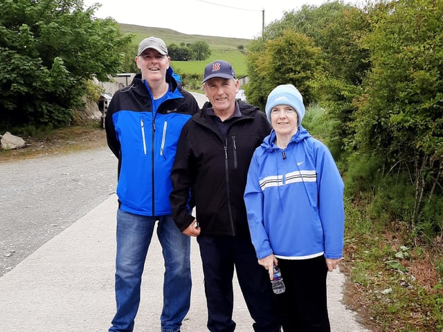 Dennis and Breda Doherty, Burnfoot, and Adam Moody, Buncrana.