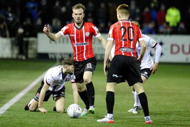 Derry City's Cameron Dummigan has recovered from a recent groin injury. Picture by Kevin Moore/MCI