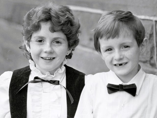 1985... Brenda and Stephen Kerr (MacCafferty School) were successful in the Irish song categories.