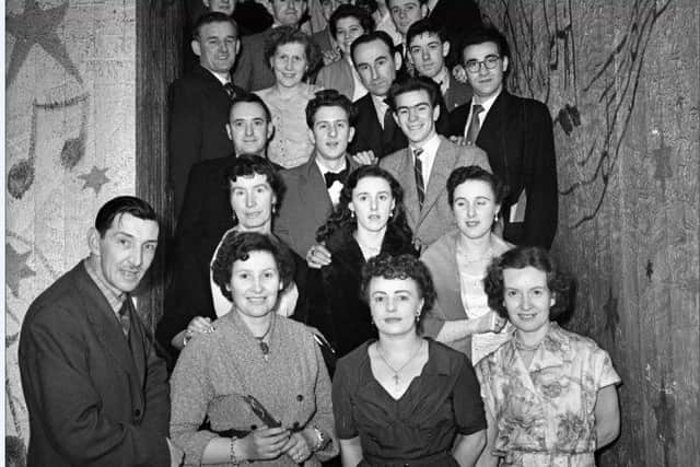Derry Journal staff dance in the 1950s.