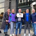 Members of the All- Ireland Social Prescribing Network Steering group, including from L-R, Emer Mc Daid (SPRING Social Prescribing Regional manager NI); Jennifer Neff (Elemental Software); Tony Doherty (Network Co-Chair); Martin Duffy (CEO Derg Vally Healthy Living Centre); Ryan Tracey (SPRING Project manager)