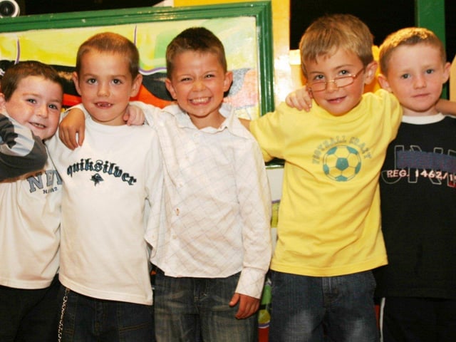 Paul Thompson enjoying his birthday with his buddies.