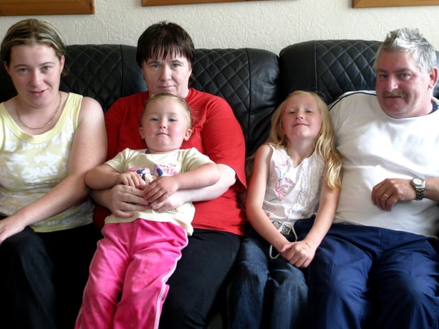 Kirsty Lavey celebrates her birthday with family.