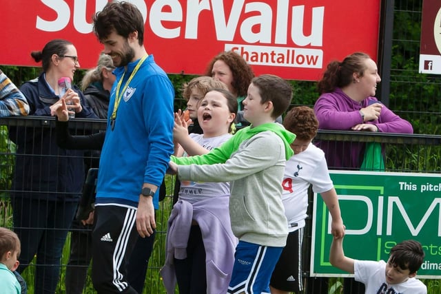 Objection overruled at Steelstown PS Sports Day on Thursday. Picture by Jim McCafferty Photography