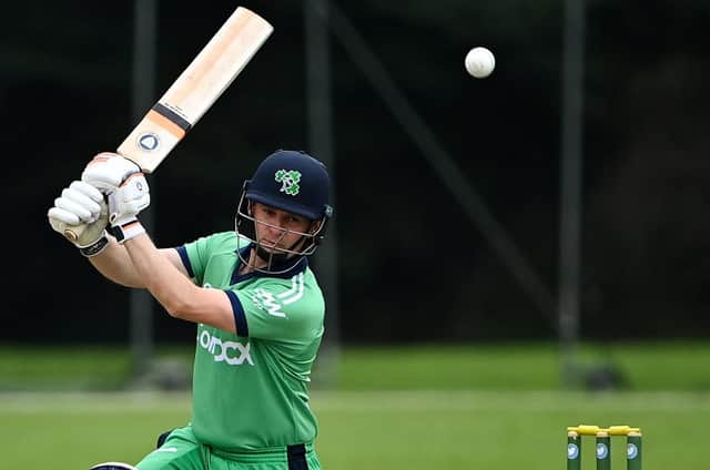 William Porterfield batting during the one day match between Ireland Wolves and Zimbabwe XI in 2021. Picture by Piaras Mídheach/Sportsfile