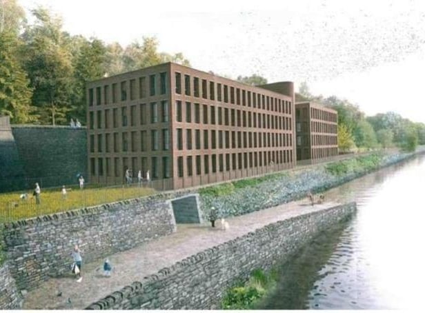 Artist's impression of how the new apartment block will look.