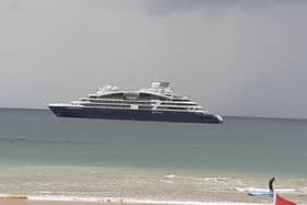 The cruise ship at Portrush