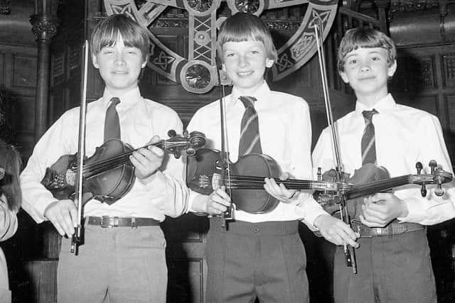 1984... Winning violinists at Feis Doire Colmcille.