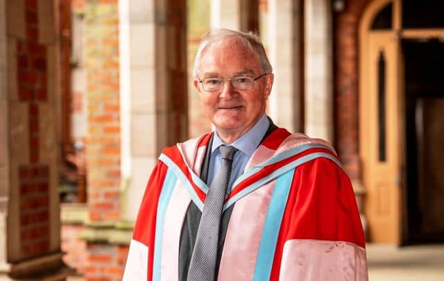 Sir Declan Morgan at Wednesday's graduation ceremony.