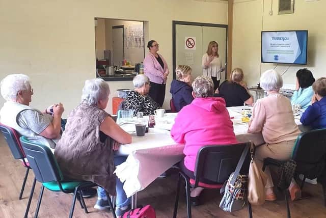 Compassionate Communities NI with Curryneirin Crochette Group delivering their Advance Care Planning Introduction Sessions