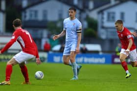 Derry City captain Eoin Toal continues to struggle with an ankle problem and is a major injury doubt for Friday's encounter at Bohemians. Picture by Kevin Moore/MCI