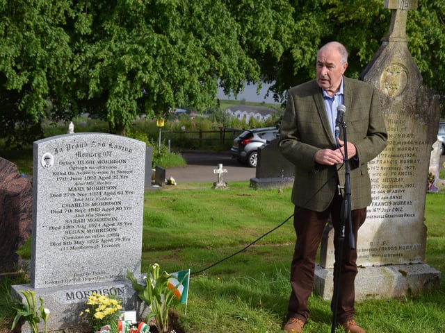 The main speaker was Mitchel McLaughlin