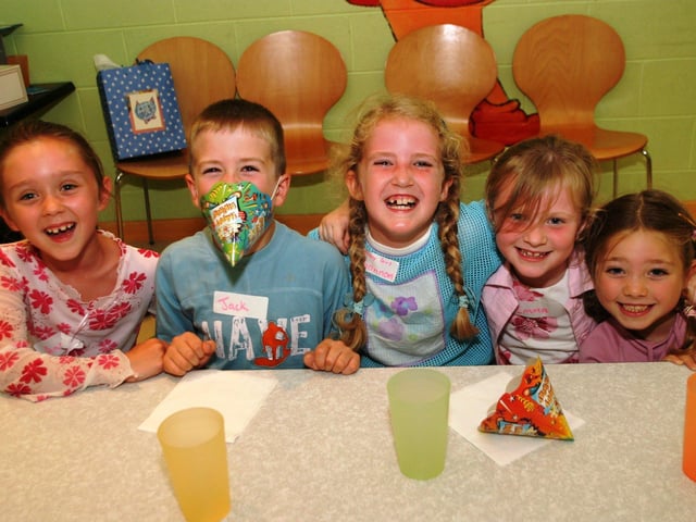 Birthday girl Shannon Young and friends.