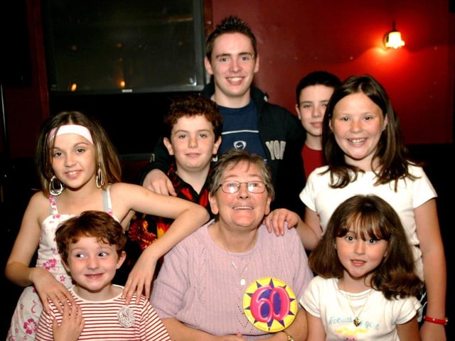 Theresa Rush celebrates her birthday with family.
