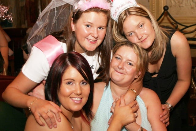 Lavinia Keys and friends on her hen night.