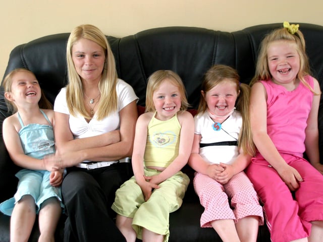 Toni Bradley with a few of her besties.