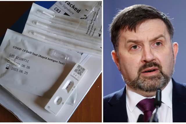 Health Minister Robin Swann has announced lateral flow test kit access will be extended for a further month.