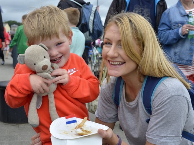 Three-year-old Nathan Ferguson and his mum Angela, from Eglinton, had a great time at the Foyle Maritime Festive on Saturday afternoon last. DER2818GS046