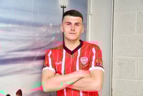 Derry City's new signing Ryan Graydon. Photo by Kevin Morrison.