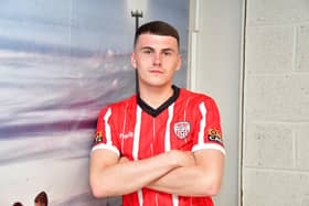 Derry City's new signing Ryan Graydon. Photo by Kevin Morrison.