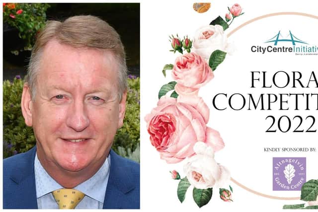 Jim Roddy, Chief Executive of City Centre Initiative (CCI). The CCI Floral Competition is now open, in the hopes to bring the people of Derry together.