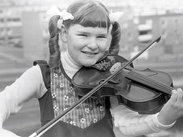 1978... Ann Doherty, winner of the violin solo (under 10).