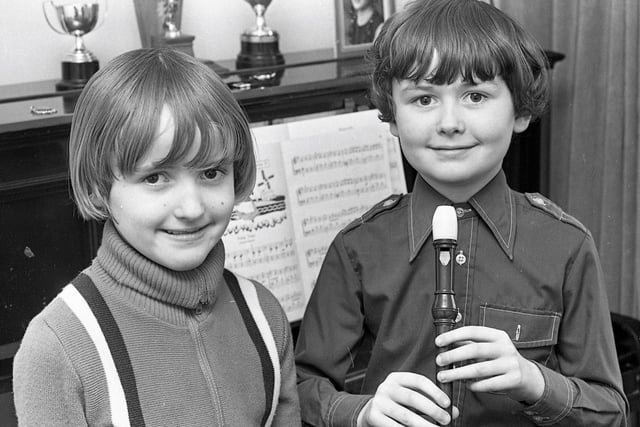 1978... Brothers Brendan (on left) and Conor Donnelly who were prizewinners at Feis Doire Colmcille.