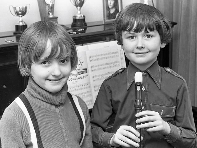 1978... Brothers Brendan (on left) and Conor Donnelly who were prizewinners at Feis Doire Colmcille.