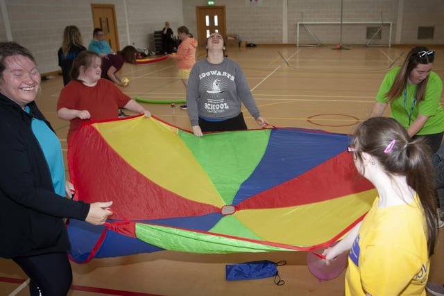 Great fun at the â€œInclusively Fit Sports Programmeâ€TM at the Bishopâ€TMs Field Sports Centre last week.