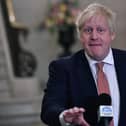 Boris Johnson at Stormont in 2020 NI. Photo Colm Lenaghan/Pacemaker Press