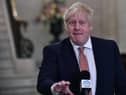Boris Johnson at Stormont in 2020 NI. Photo Colm Lenaghan/Pacemaker Press