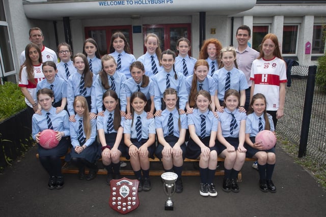 The successful Hollybush netball squad 2022, pictured at last weekâ€TMs Annual Prizegiving.
