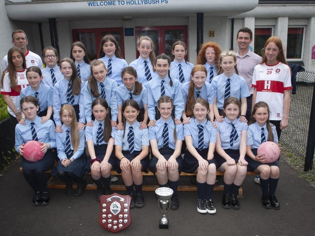 The successful Hollybush netball squad 2022, pictured at last weekâ€TMs Annual Prizegiving.