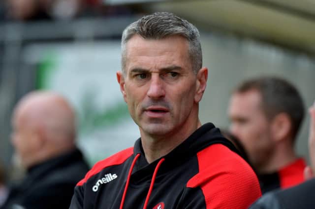 Derry manager Rory Gallagher.