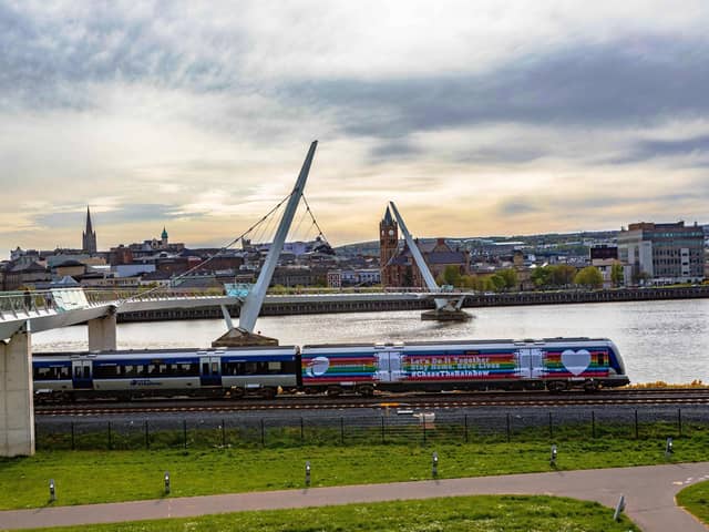 The Department of Infrastructure met with Into the West, a lobby group which campaigns for better rail infrastructure in Derry, Donegal, Tyrone and Fermanagh.