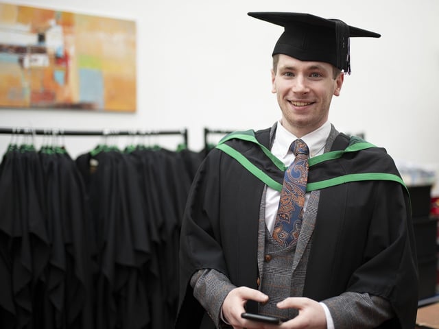 Ronan McCartney. (Photo: Nigel mcDowell/Ulster University)