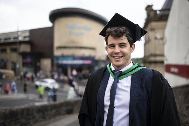 Niall McVey, Ulster University Graduations - Millennium Forum.  (Photo: Nigel mcDowell/Ulster University)