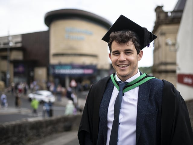 Niall McVey, Ulster University Graduations - Millennium Forum. (Photo: Nigel mcDowell/Ulster University)