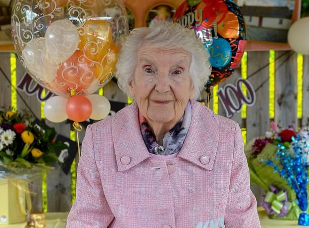 Sister Philomena Donaghey was laid to rest today. She is pictured here on the occasion of her 100th birthday last year.