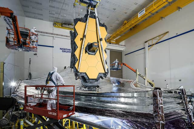 James Webb Space Telescope at Northrop Grumman facility, Redondo Beach, Los Angeles