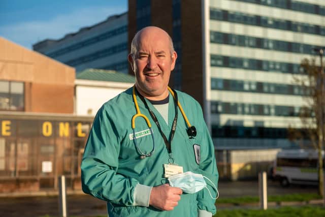 Altnagelvin Hospital A&E Consultant Mr. Paul Baylis. Picture Martin McKeown. 22.12.20