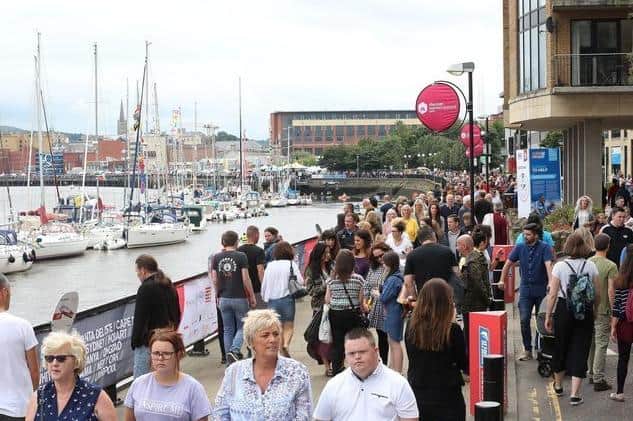 Tens of thousands of people will take part in the 2022 Foyle Maritime Festival.