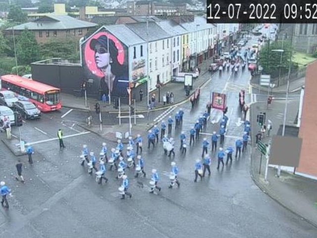 Derry unionists gather before travelling to the 'Twelfth' in Limavady will be led by the Limavady District Loyal Orange Lodge No. 6.