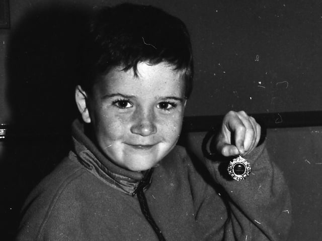 Donal McMahon, from Foyle School of Speech and Drama, winner of the Boys Open Verse 6-8 at Carndonagh Feis in July 1997.